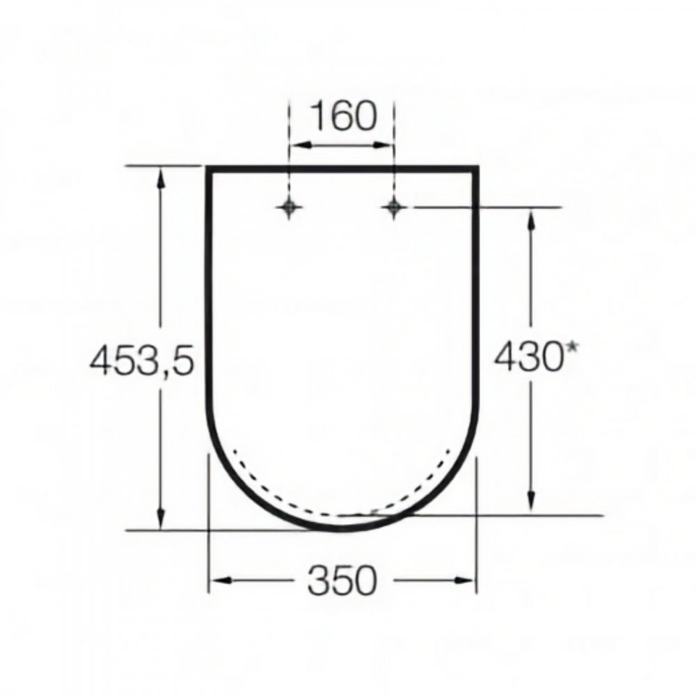 Pachet 5 bucati WC The Gap Square Rimless prinderi complet ascunse Roca [3]