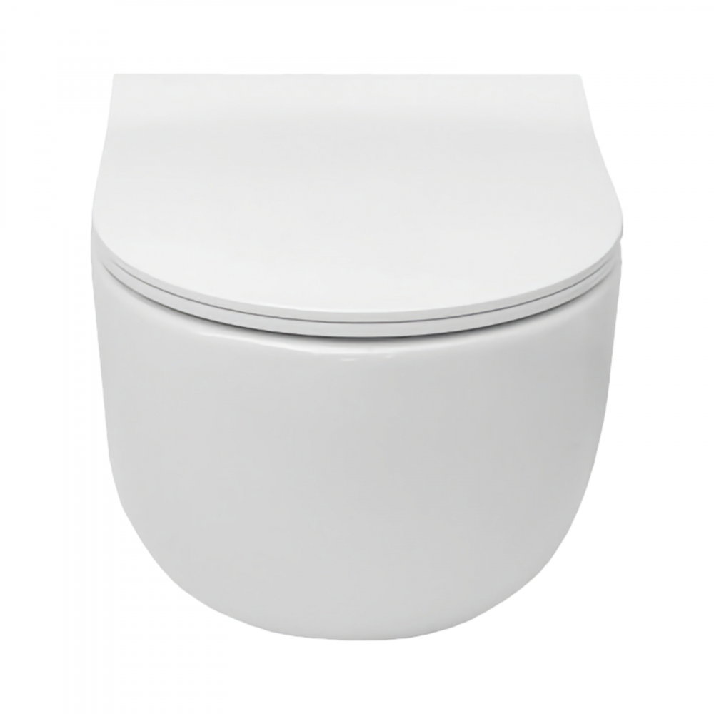 Pachet WC Meridian Round Rimless prinderi complet ascunse Roca [4]
