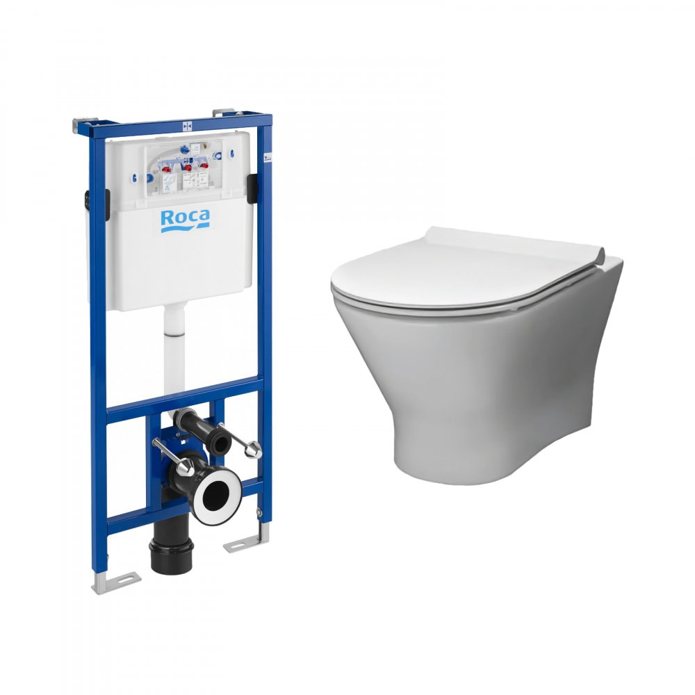 Pachet WC Nexo suspendat Rimless Roca [1]