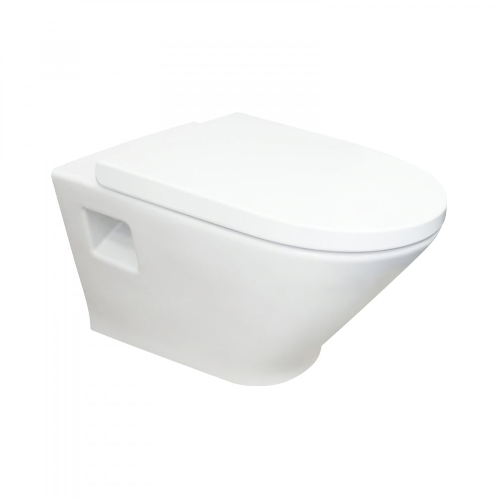 Pachet WC The Gap Round Rimless Roca [3]