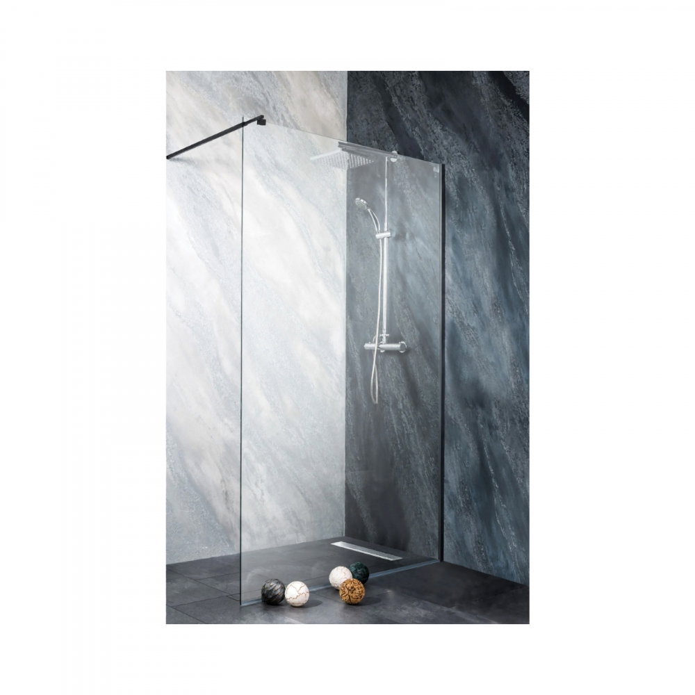 Paravan de dus Freedom II 90 cm, negru Sanotechnik [1]