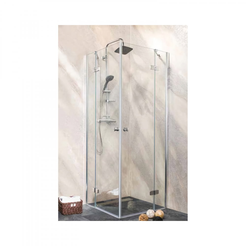Paravan de dus Symphony 75-77 x 195 cm crom dreapta Sanotechnik [1]