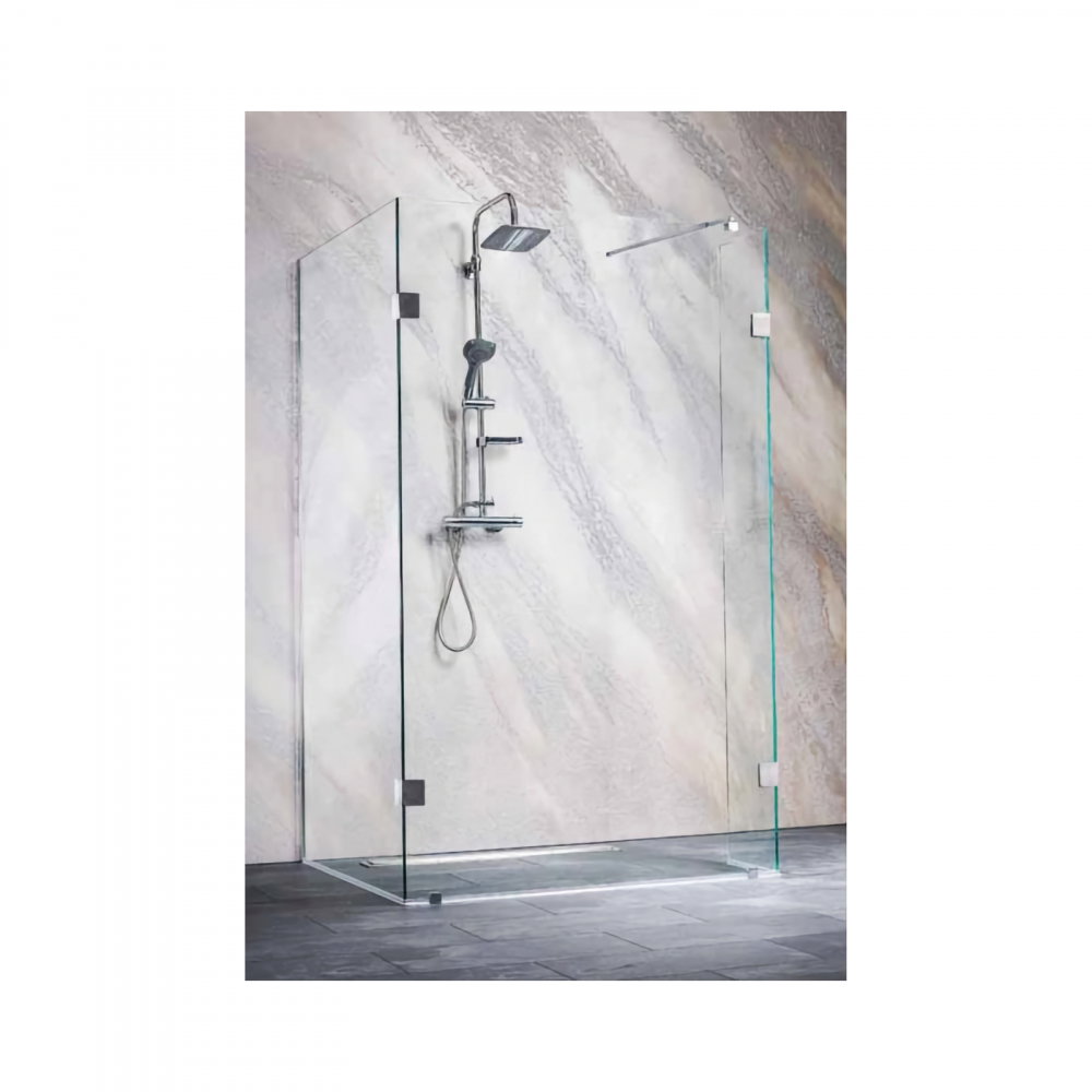 Paravan de dus Wide I 98 x 78-79 x 30 x 195 cm crom Sanotechnik [1]