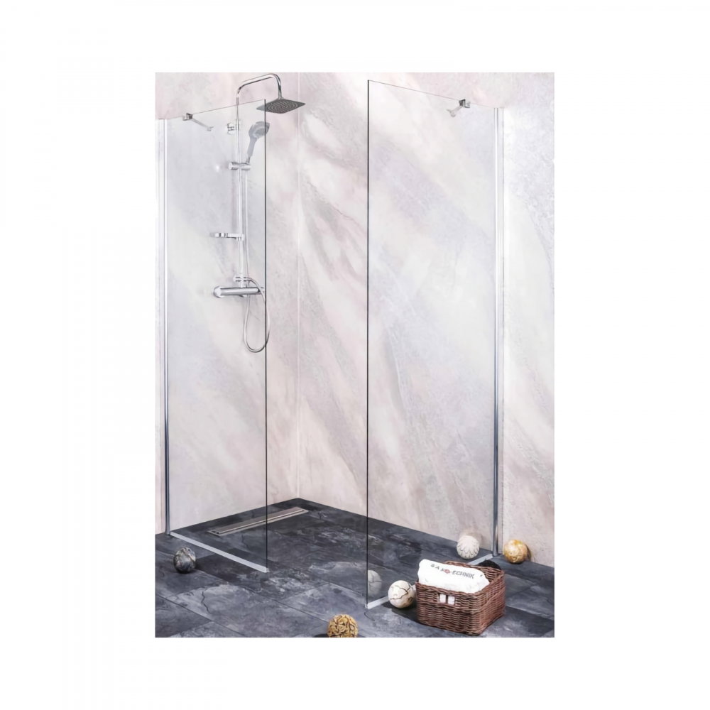 Parte fixa Young 115-117 x 195 cm crom Sanotechnik [1]