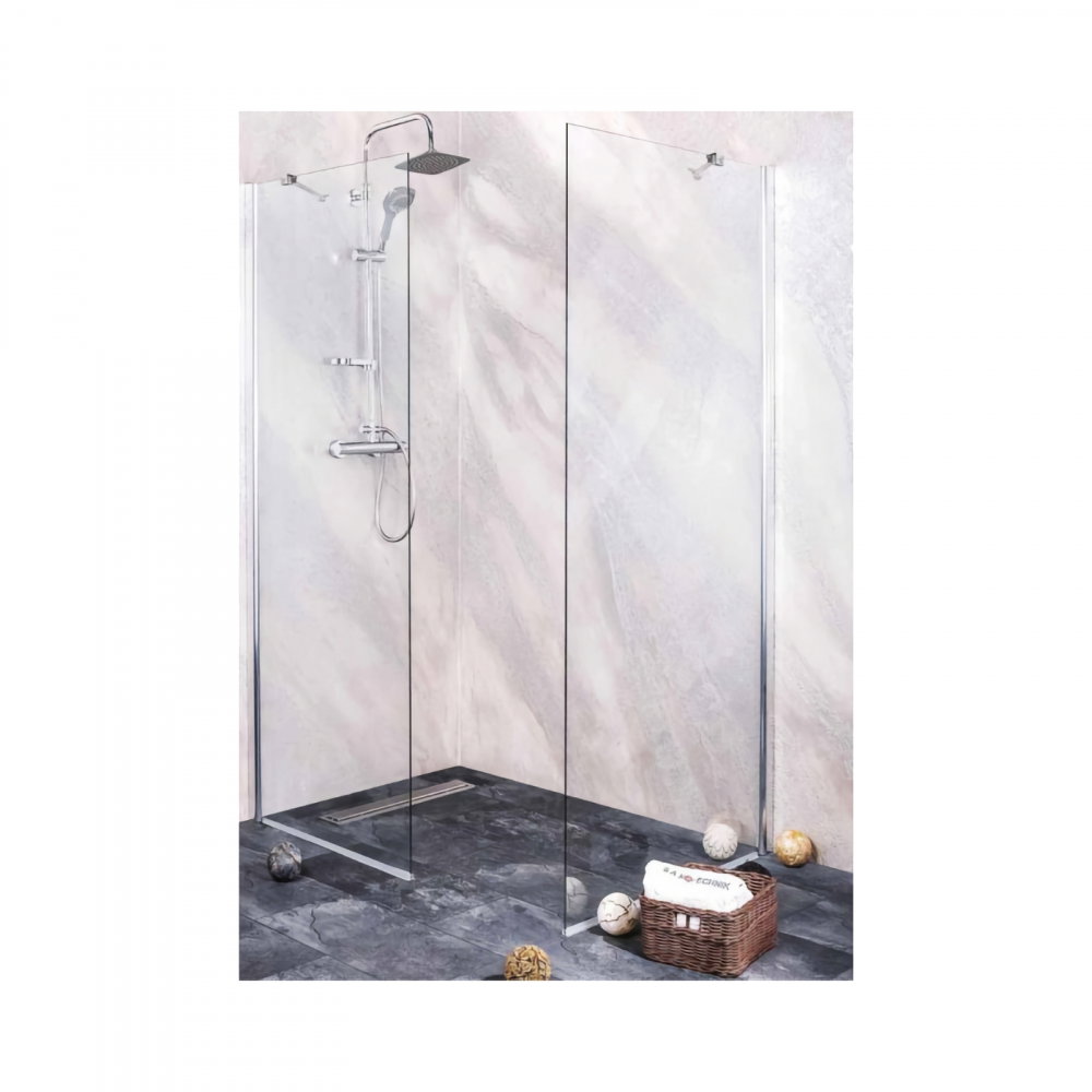 Parte fixa Young 65-67 x 195 cm crom Sanotechnik [1]