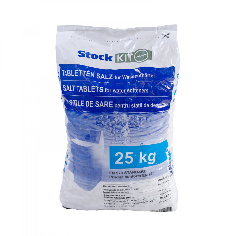 Pastile de sare aquaPUR pentru statie dedurizare min.99.5 NaCl sac 25 kg Valrom [1]