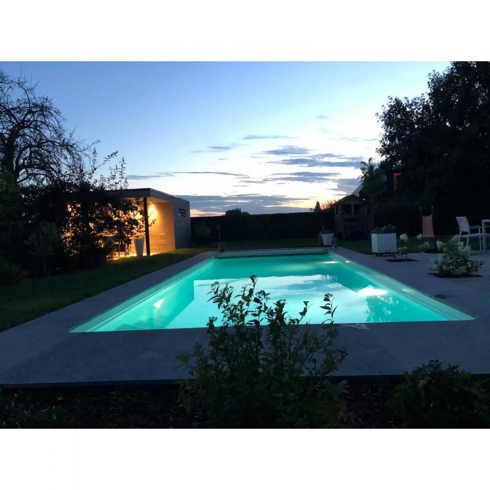 Piscina FAMILY 900/150 constructie clasica + Sistem Complet + Camin Tehnic 900 X 395 X 150 Fibrex [3]