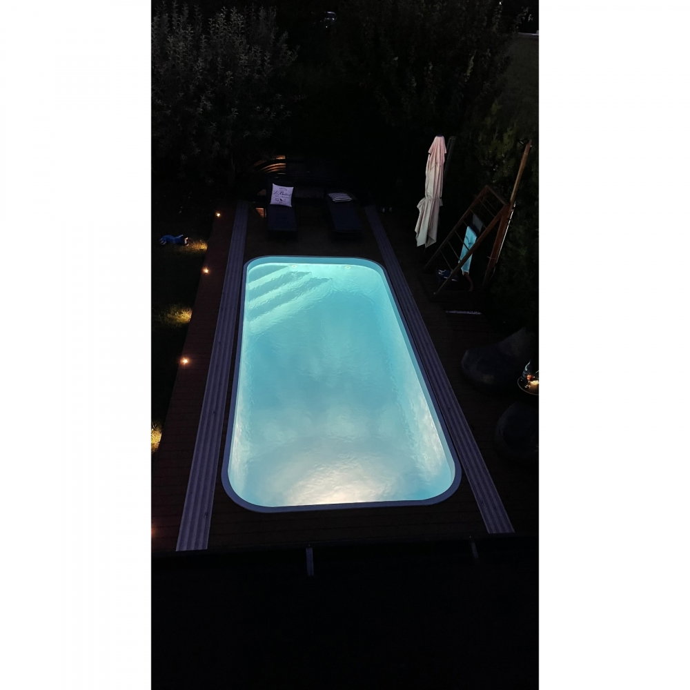 Piscina VENICE constructie izolata + Sistem Complet + Camin Tehnic 600 X 270 X 120 Fibrex [4]