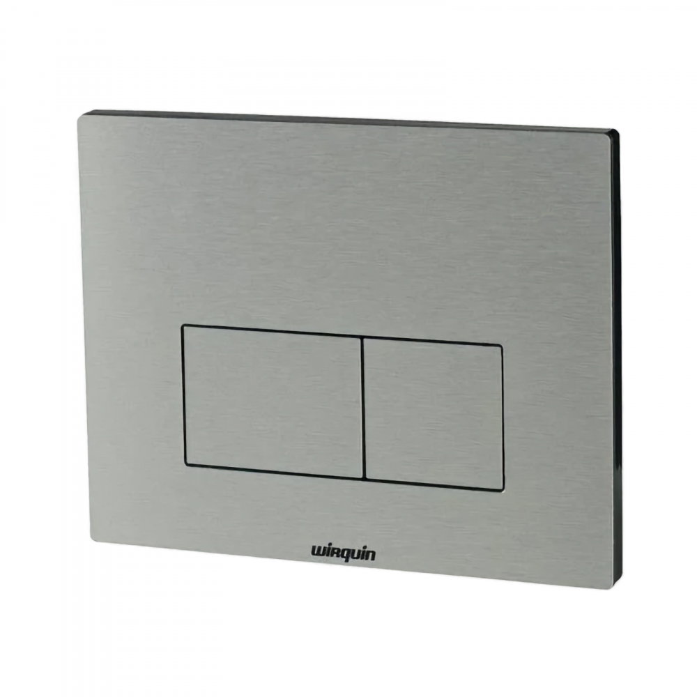 Placa de comanda aluminiu periat, cu dubla actionare WIRQUIN [1]
