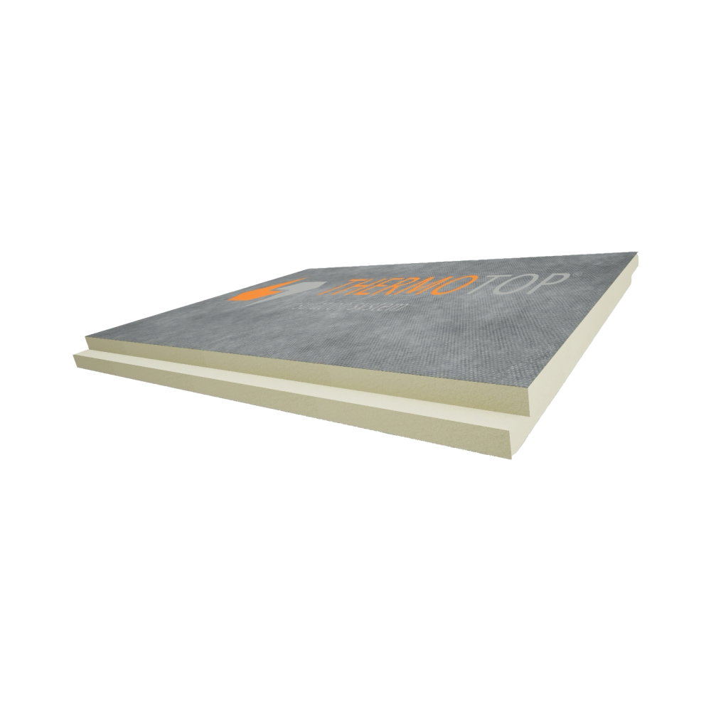 Placa termoizolanta din spuma PIR 100mm BV/BV Thermotop [5]