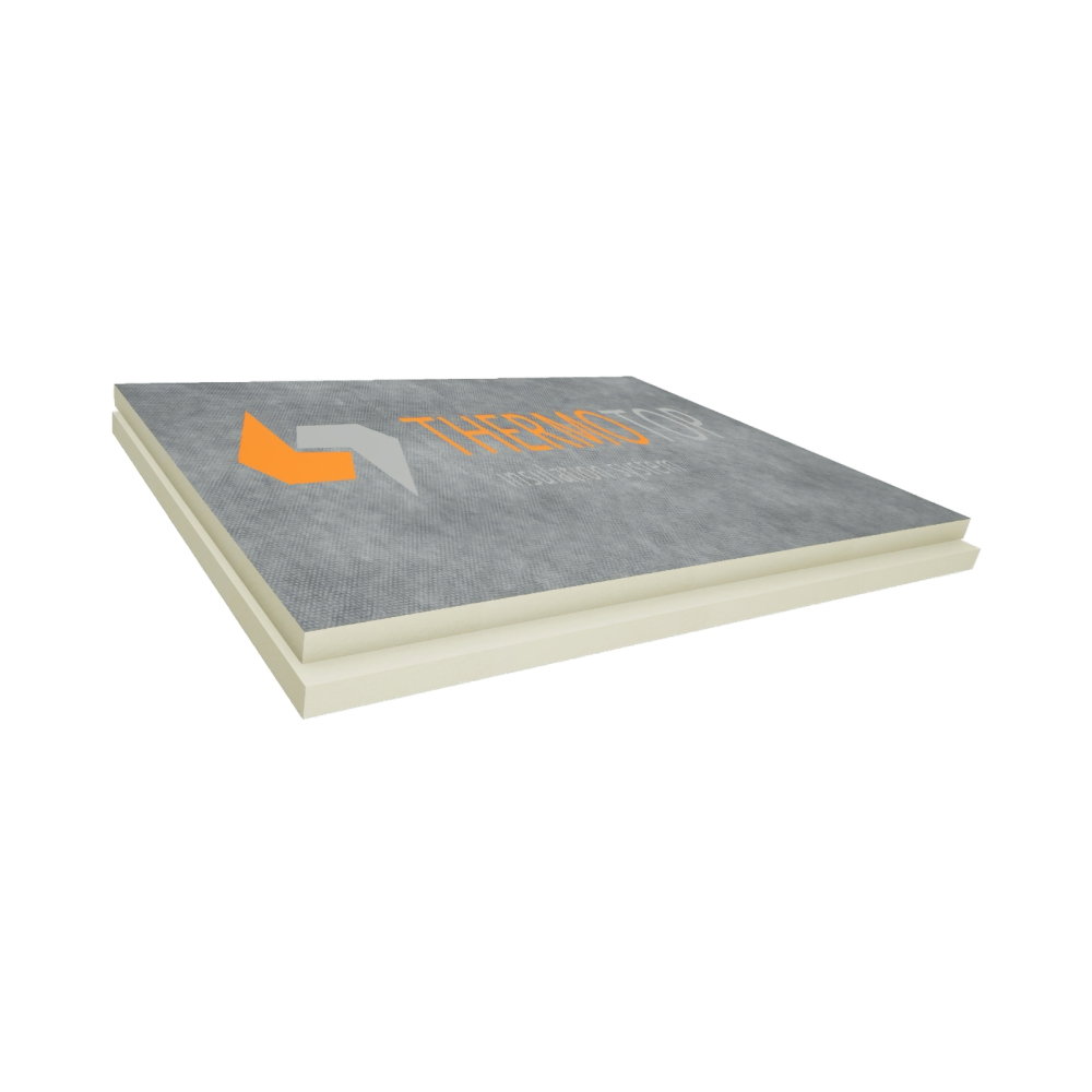 Placa termoizolanta din spuma PIR 100mm BV/BV Thermotop [7]