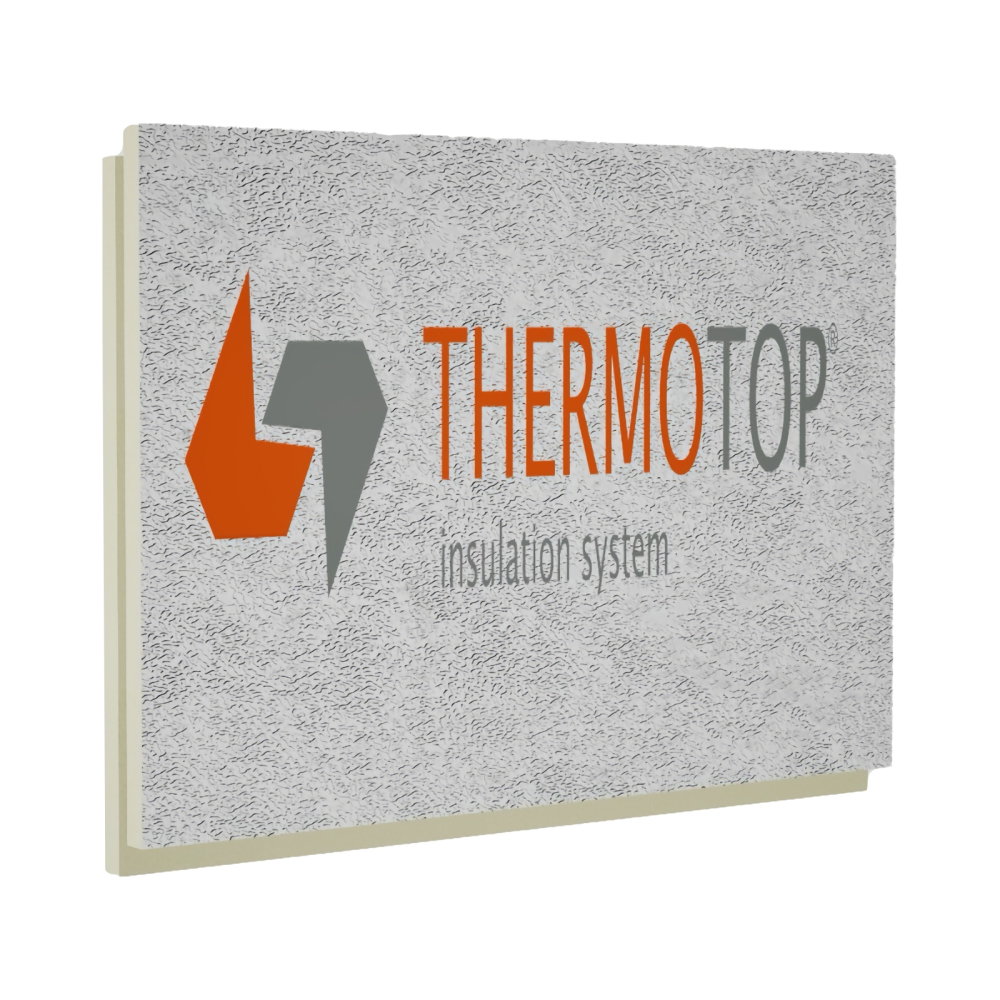 Placa termoizolanta din spuma PIR 80mm AL/AL Thermotop [4]