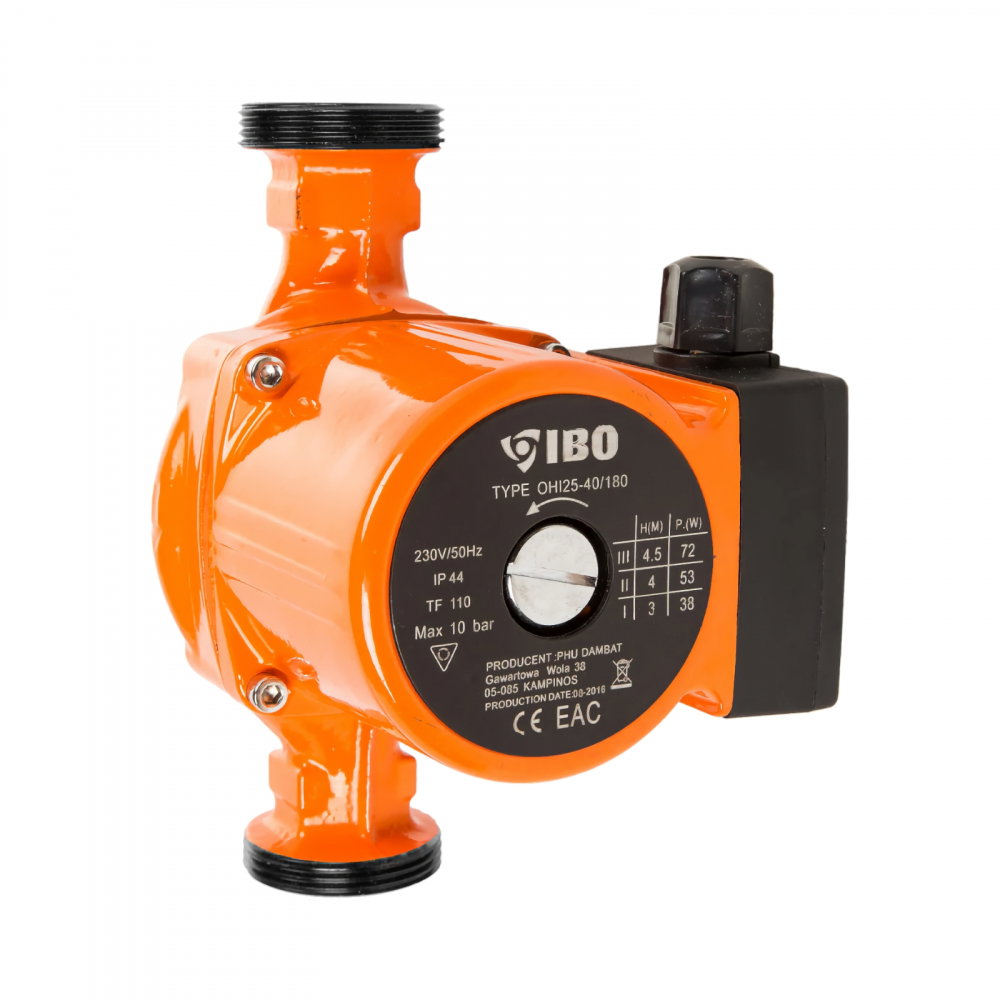 Pompa pentru cazan electronica OHI 25-40 / 180 (cu set racord) Ibo [1]