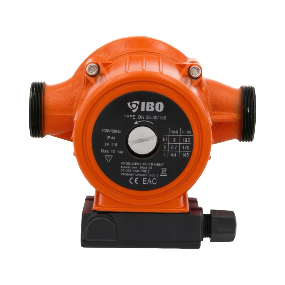 Pompa pentru cazan OHI electronica 25-80 / 180 (cu set racord) Ibo [1]