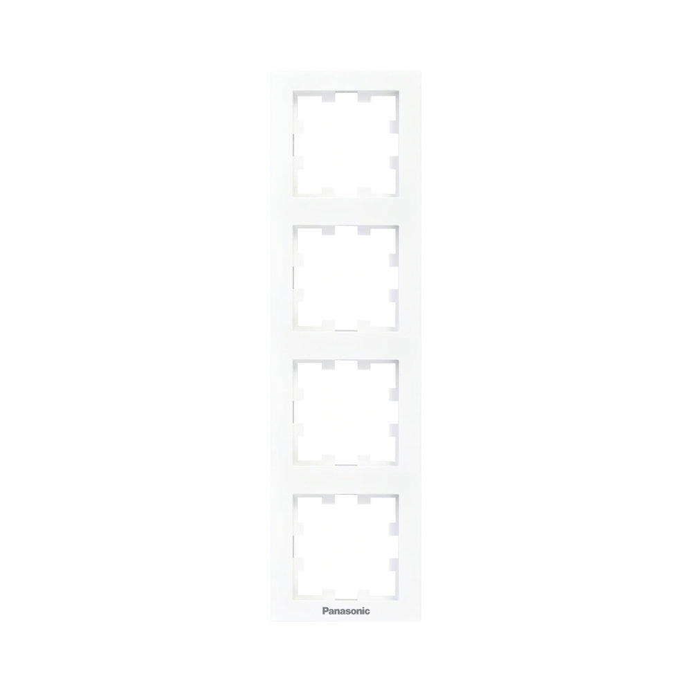 Rama priza 4 module verticala Karre Plus 55 Alb [1]