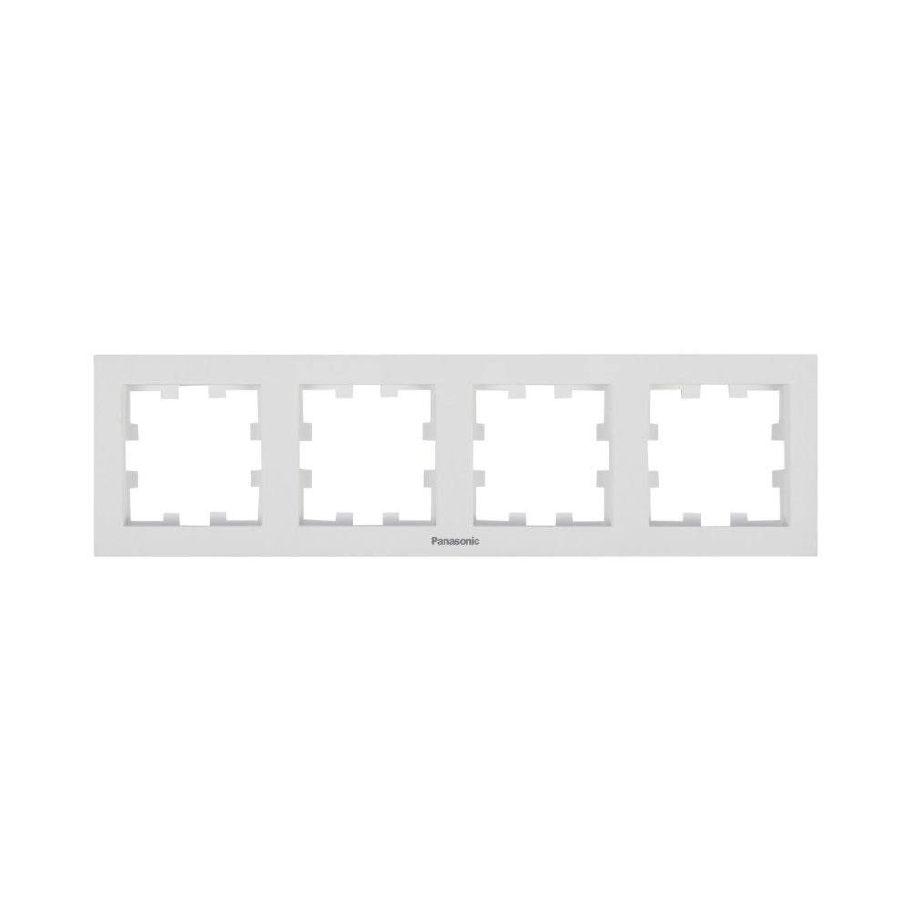 Rama priza 4 module orizontala Karre Plus 55 Soft Touch Seashell [1]