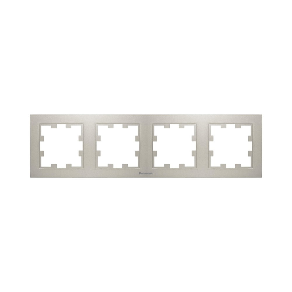 Rama priza 4 module orizontala Karre Plus 55 Bronz [1]