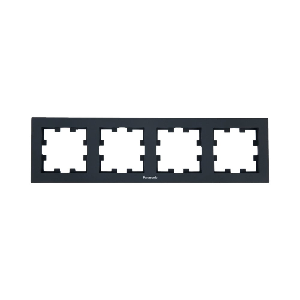 Rama priza 4 module orizontala Karre Plus 55 Soft Touch Night [1]