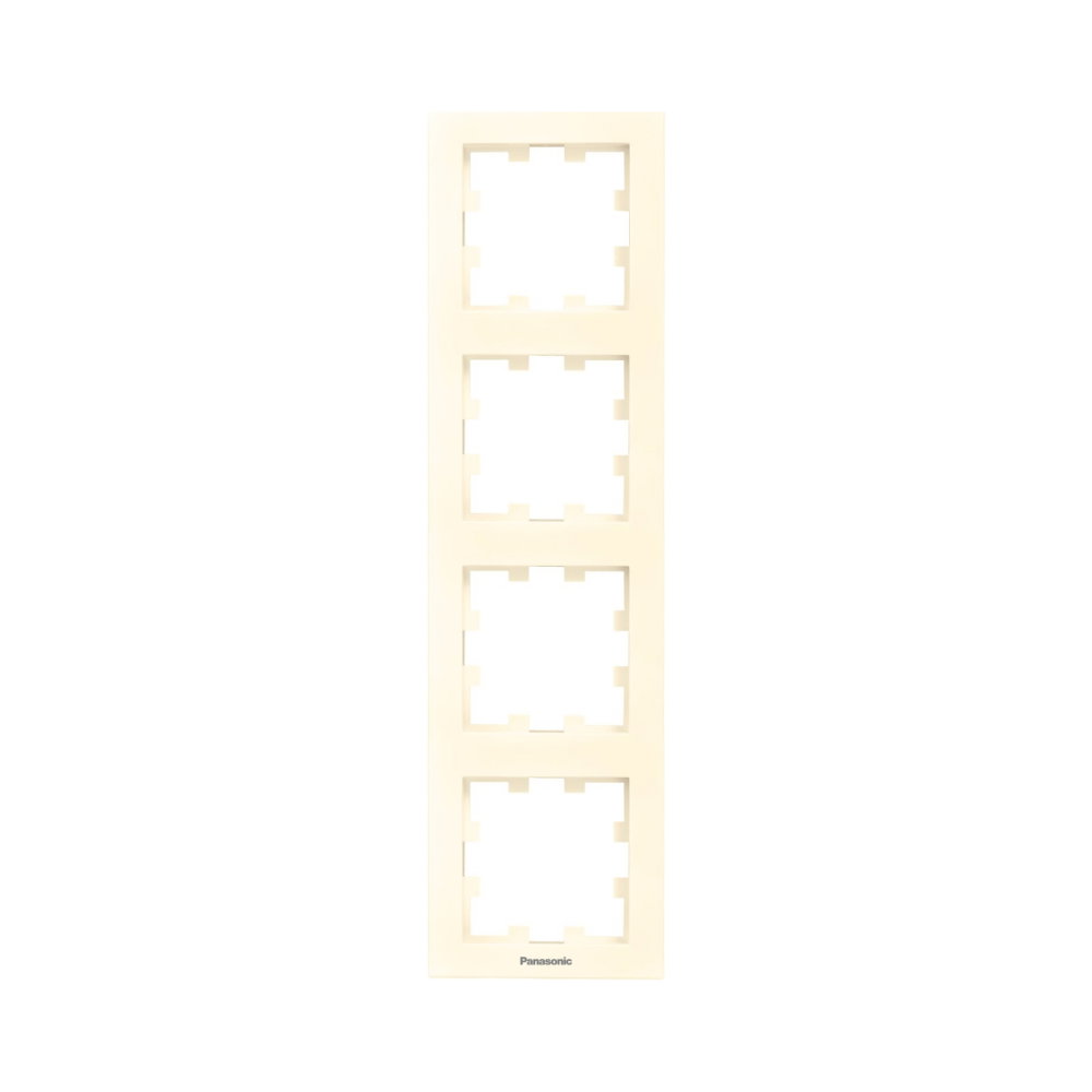 Rama priza 4 module verticala Karre Plus 55 Bej [1]