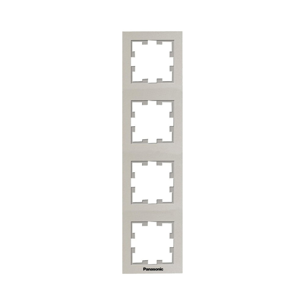 Rama priza 4 module verticala Karre Plus 55 Bronz [1]