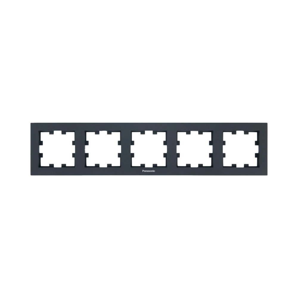 Rama priza 5 module orizontala Karre Plus 55 Soft Touch Night [1]
