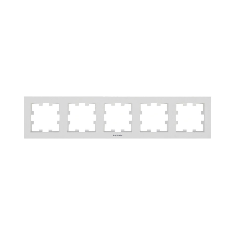 Rama priza 5 module orizontala Karre Plus 55 Soft Touch Seashell [1]