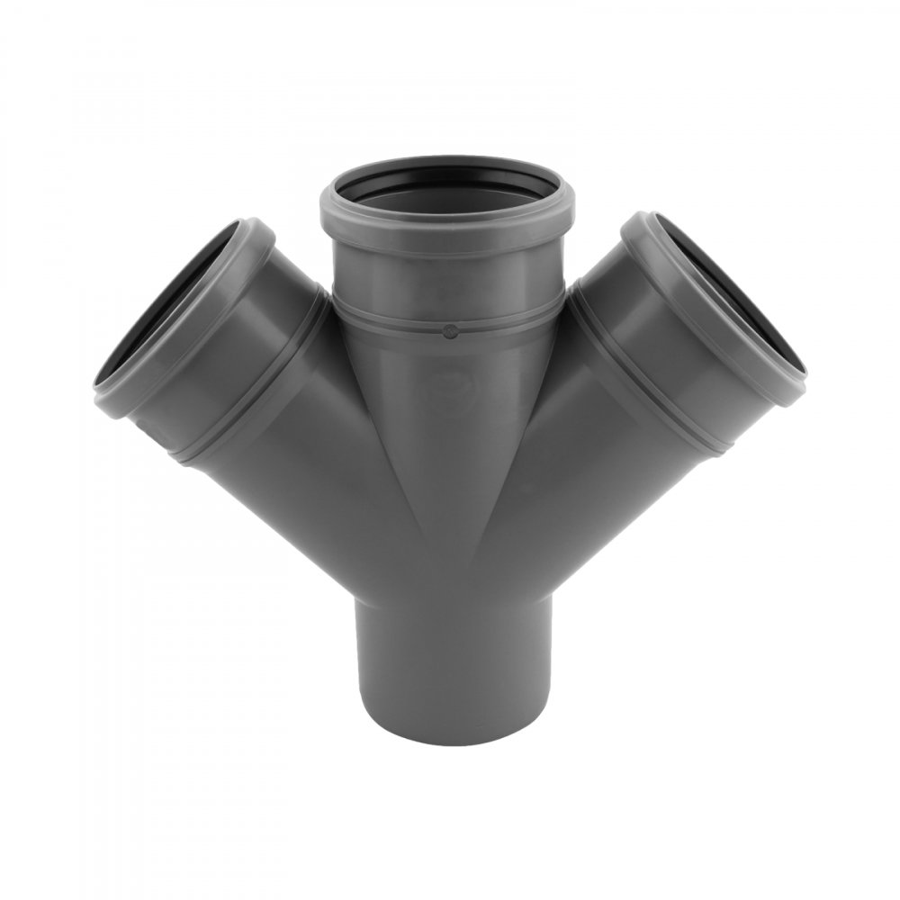 Ramificatie dubla PP D.110 x 110 x 110 mm x 45 grade [1]