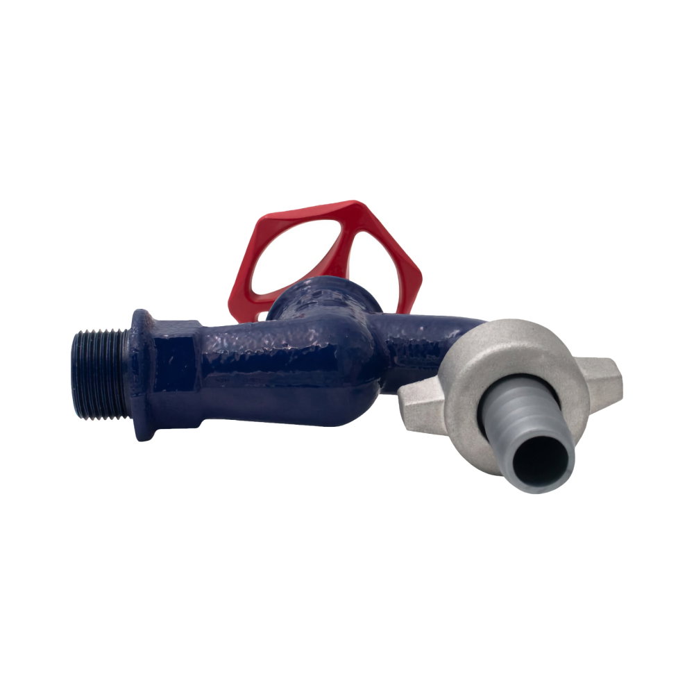 Robinet dublu serviciu fonta albastru 3/4" (ION-RA34/11) SLK [2]