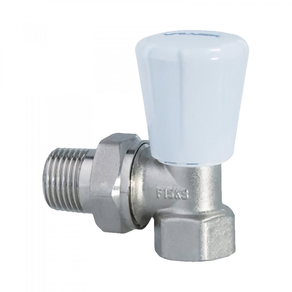 Robinet radiator tur drept, nichelat 1/2" Valvex [1]
