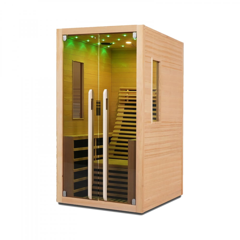 Sauna uscata cu incalzitor de carbon-magneziu, 100 x 130 x 195 cm, Carbon 1 Sanotechnik [8]