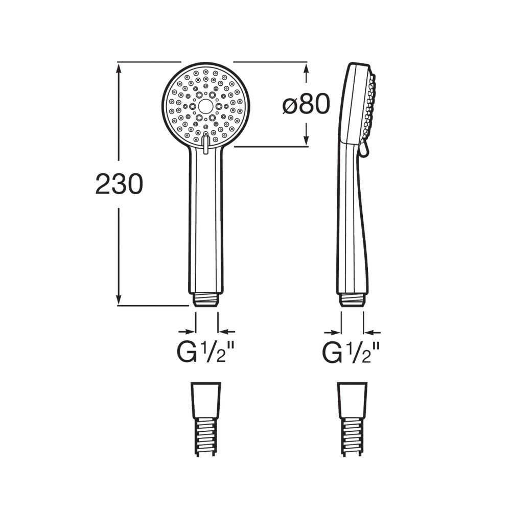 Set de dus cu 3 functii, D.80 mm Stella Roca [4]