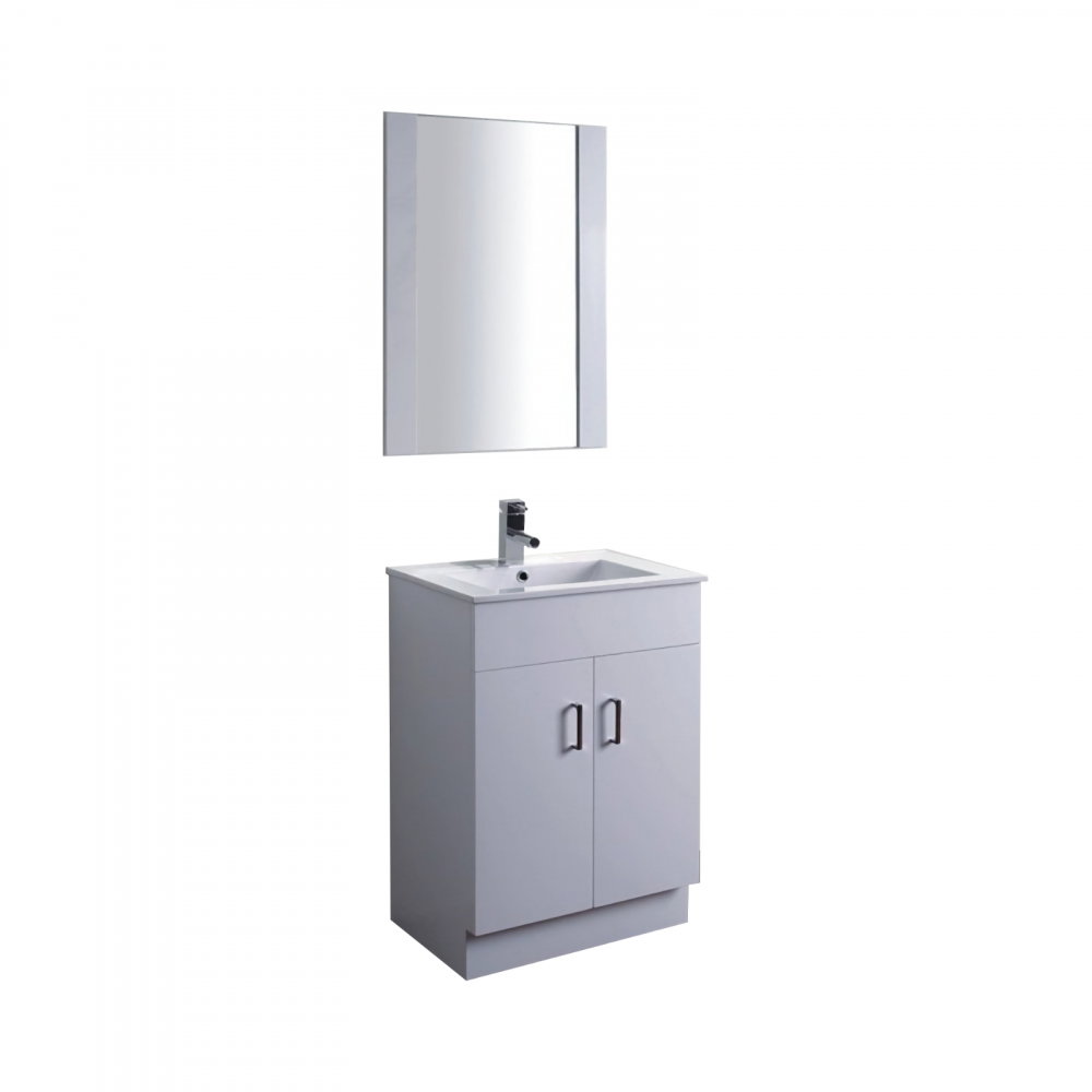 Set Mobilier cu lavoar si oglinda 600 x 850 x 460 Blanca Belform [1]