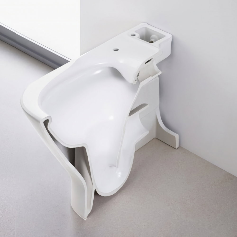 Set vas WC stativ compact Rimless The Gap Roca [6]
