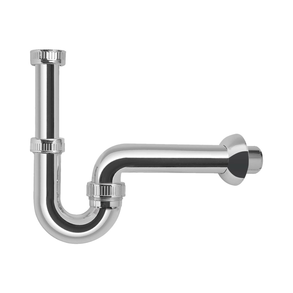 Sifon lavoar metalizat "U" 1.1/4" iesire D.40 mm Eurociere [1]