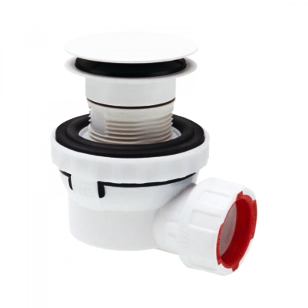 Sifon lavoar Nano Quick-Clack alb membrana antimiros WIRQUIN [1]
