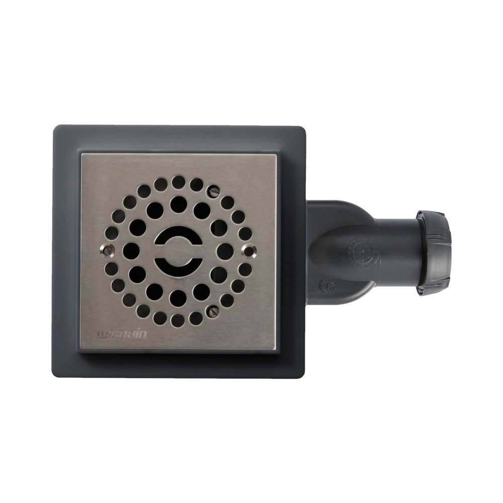 Sifon pardoseala cu capac inox si membrana antimiros Venisio compact Soda Wirquin [3]