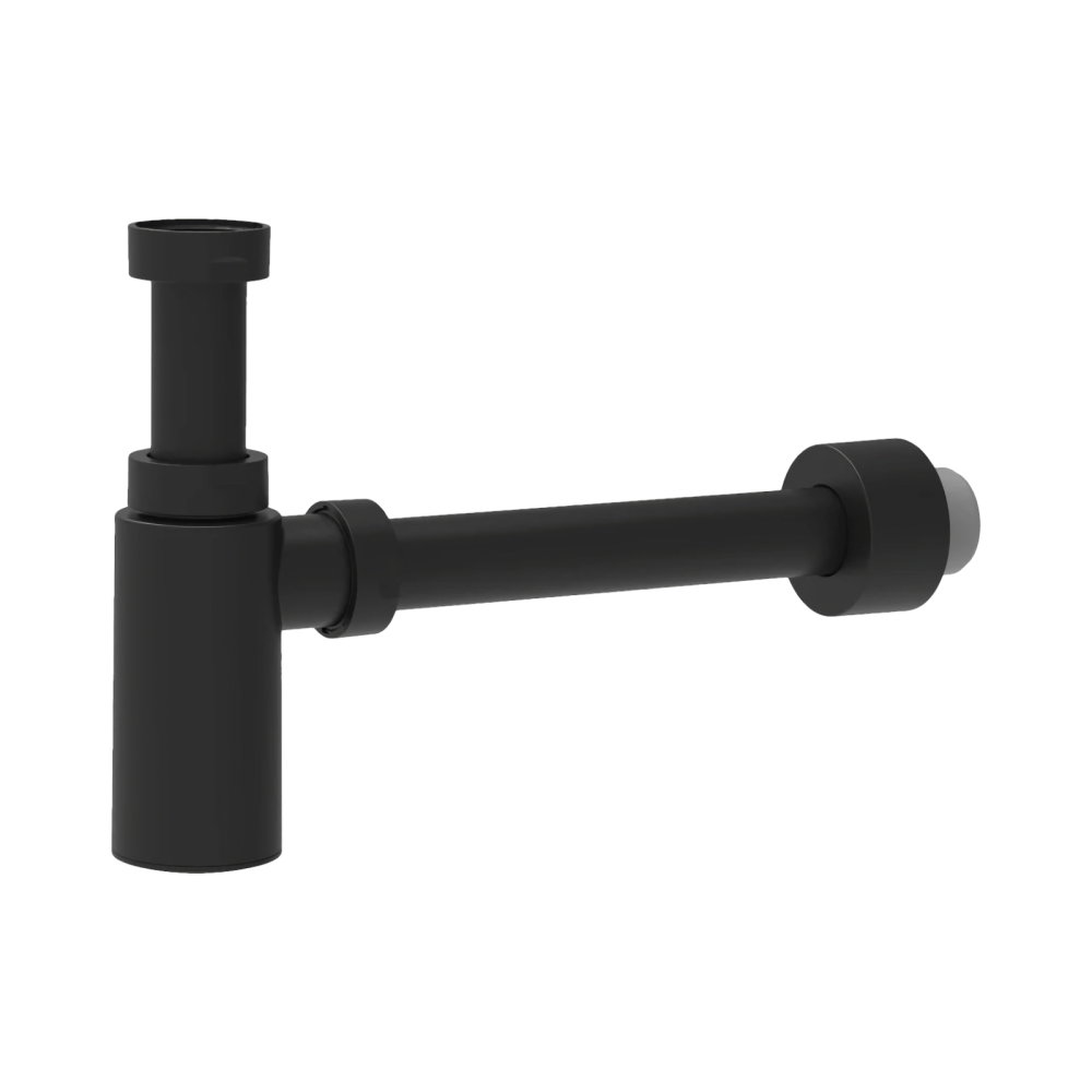 Sifon pentru lavoar 607 G11 negru mat Roca [1]