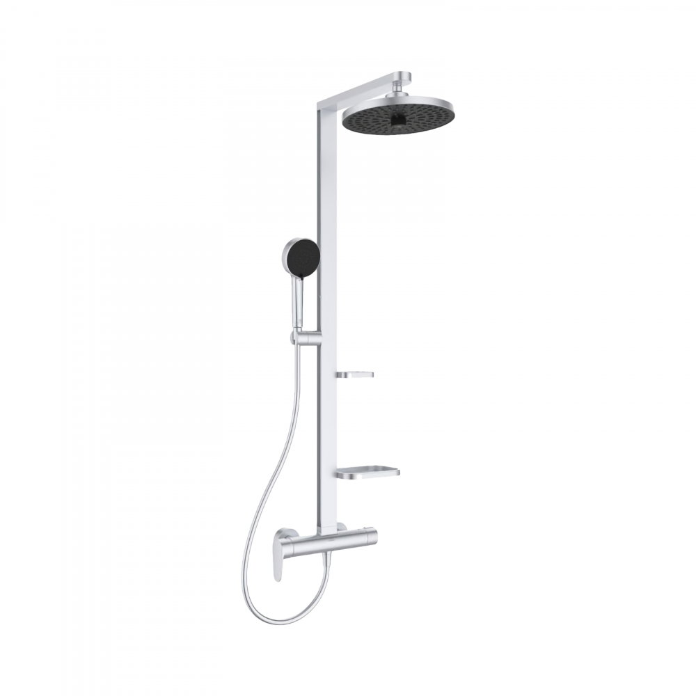 Sistem de dus cu baterie dus Ceraflow Alu+ Argintiu Ideal Standard [1]