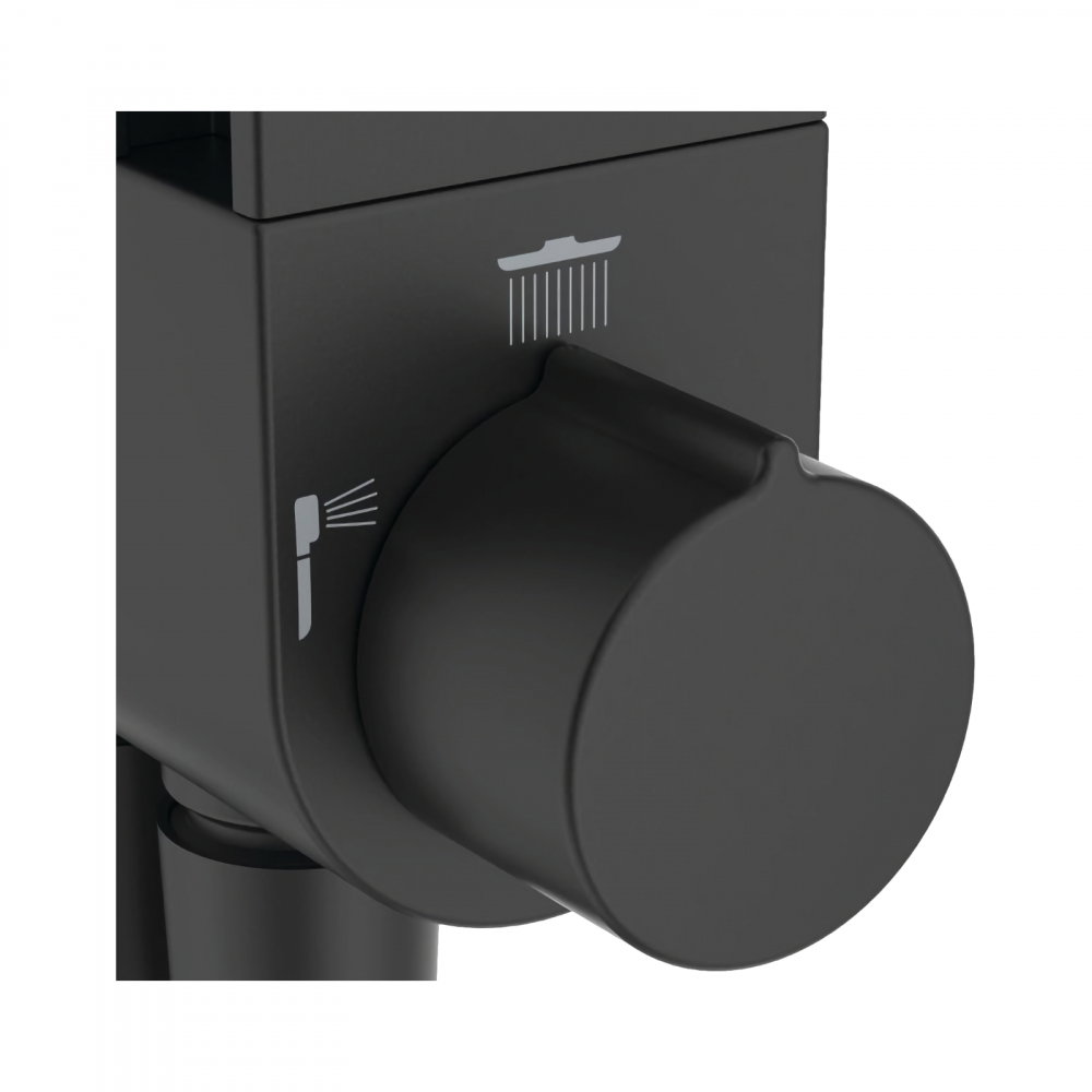 Sistem de dus cu divertor Ceraflow Alu+ Negru Ideal Standard [3]