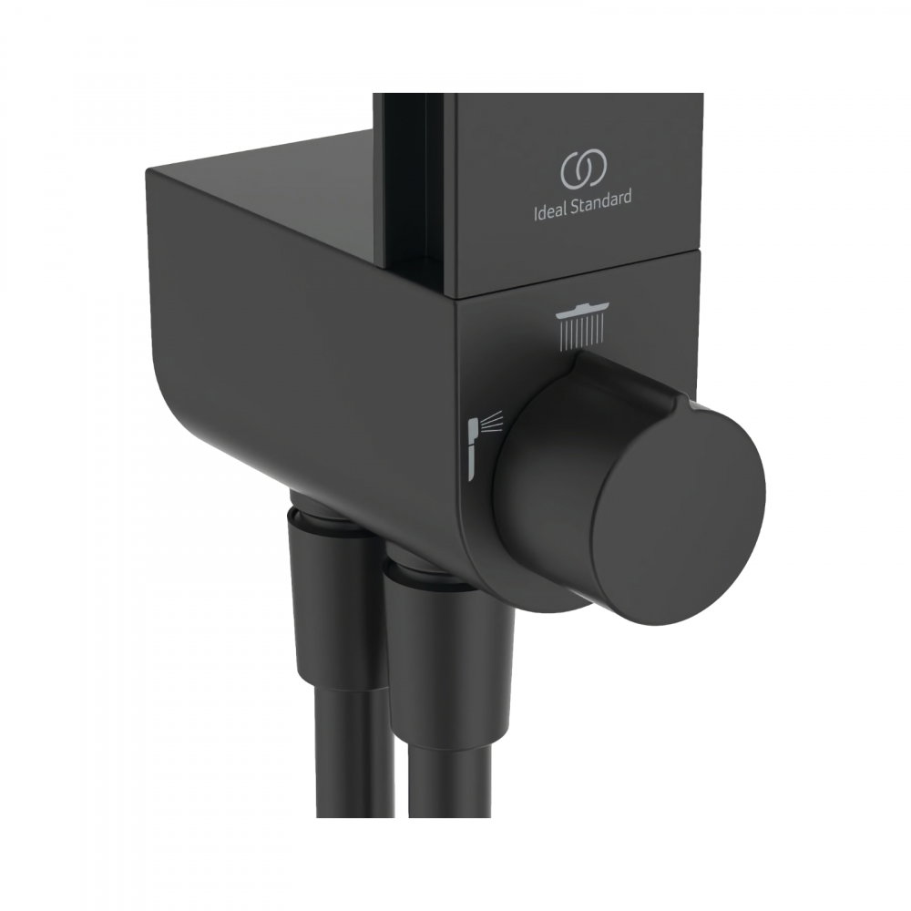 Sistem de dus cu divertor Ceraflow Alu+ Negru Ideal Standard [2]