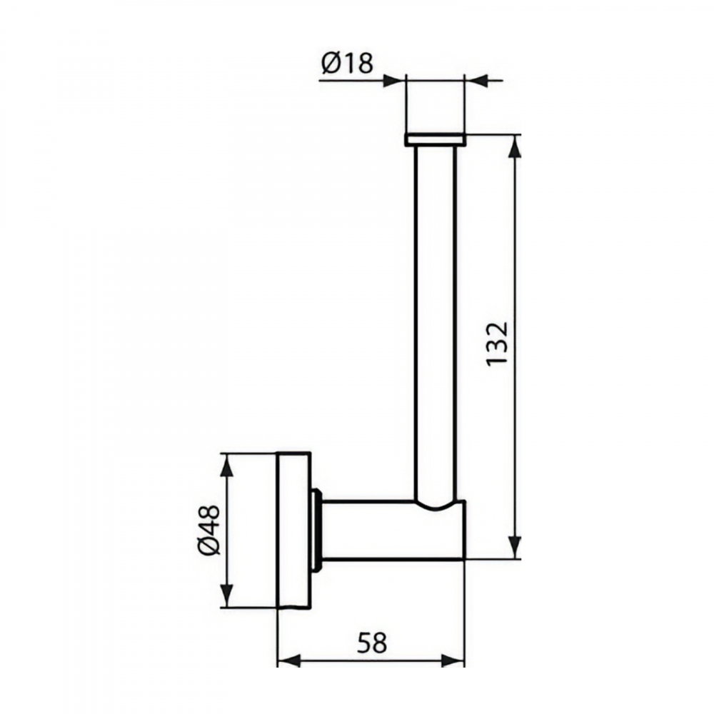 Suport rezerva hartie igienica Iom crom Ideal Standard [3]