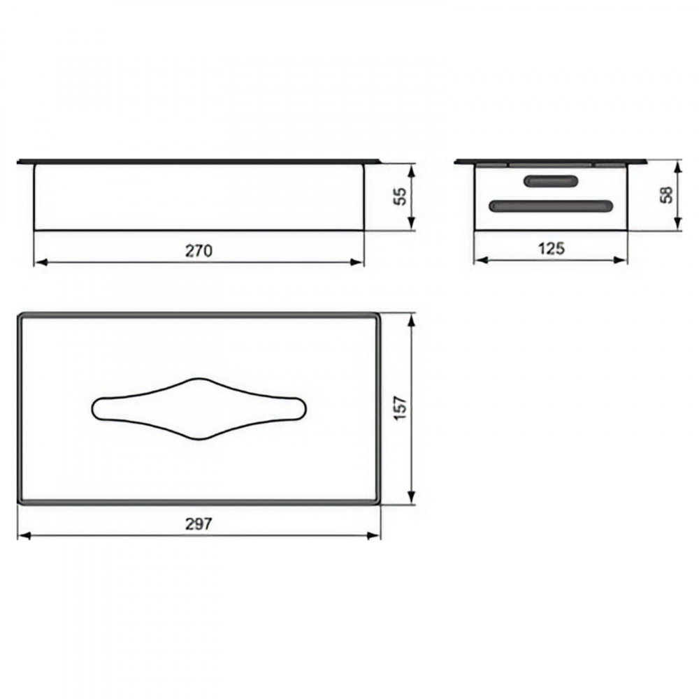 Suport pentru prosoape de hartie Iom incastrat Ideal Standard [2]