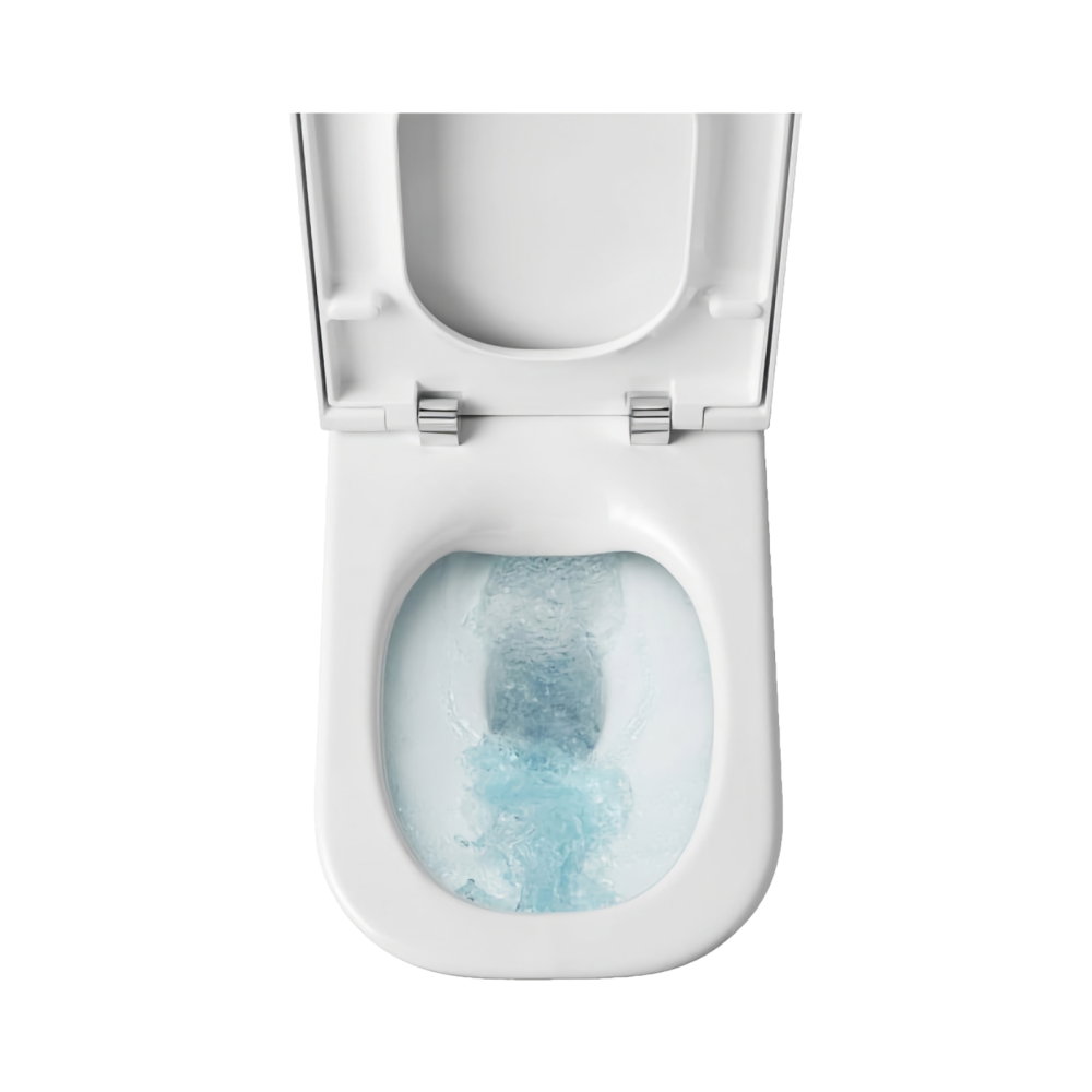 Vas WC Rimless lipit de perete, din portelan, cu evacuare dubla The Gap Roca [3]