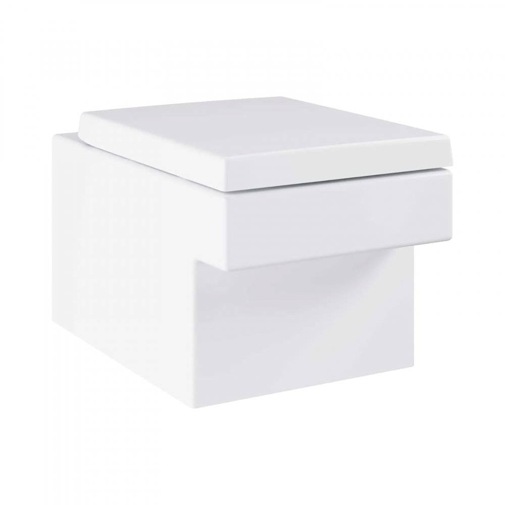 Vas WC Grohe Cube Ceramic, suspendat, Rimless, TripleVortex, PureGuard alb [1]
