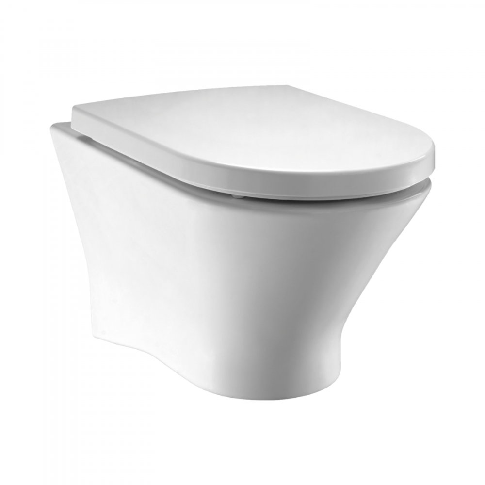 Vas WC suspendat, Rimless, cu evacuare orizontala Nexo Roca [1]