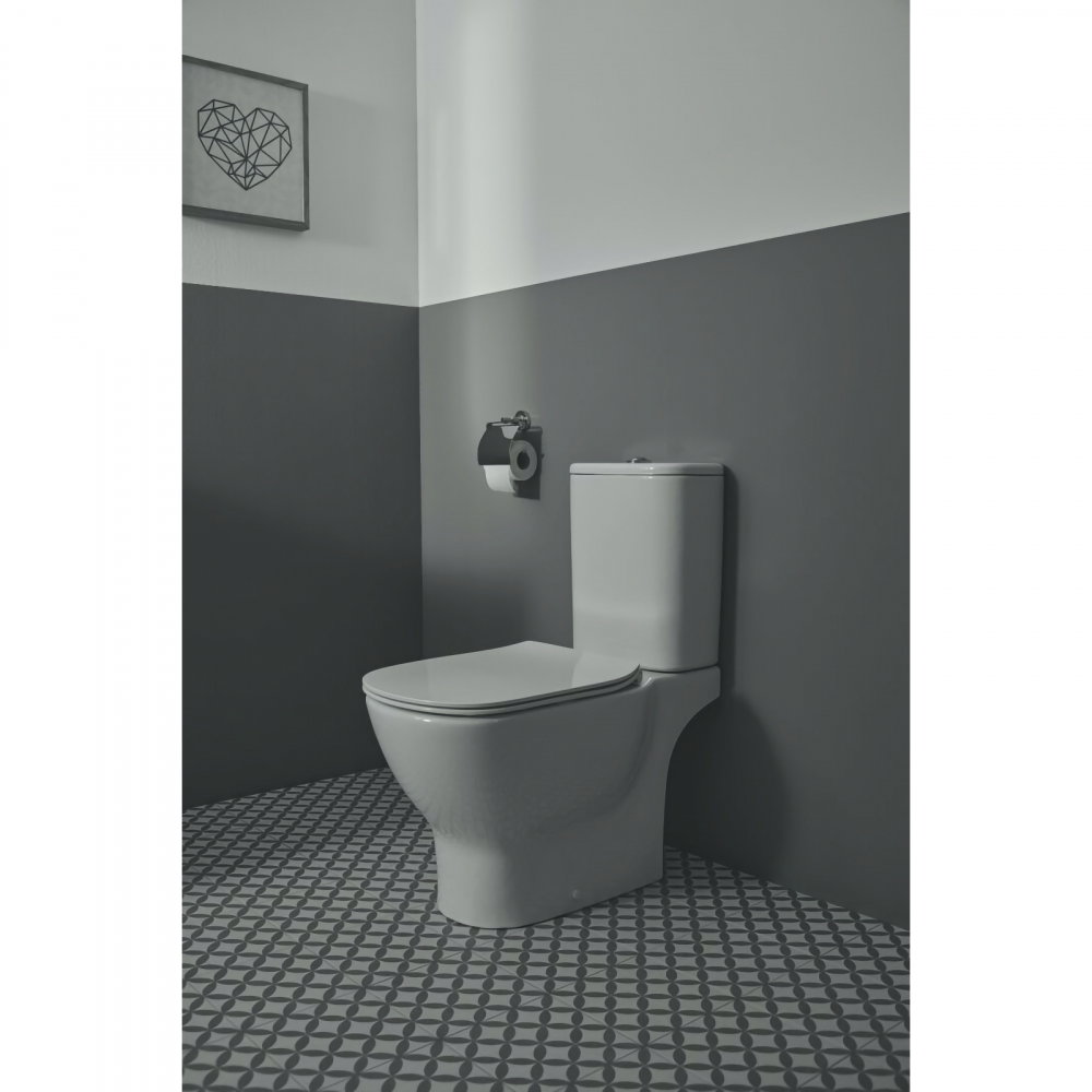 Vas WC TESI AquaBlade cu evacuare laterala 66.5 x 36.5 cm Ideal Standard [8]