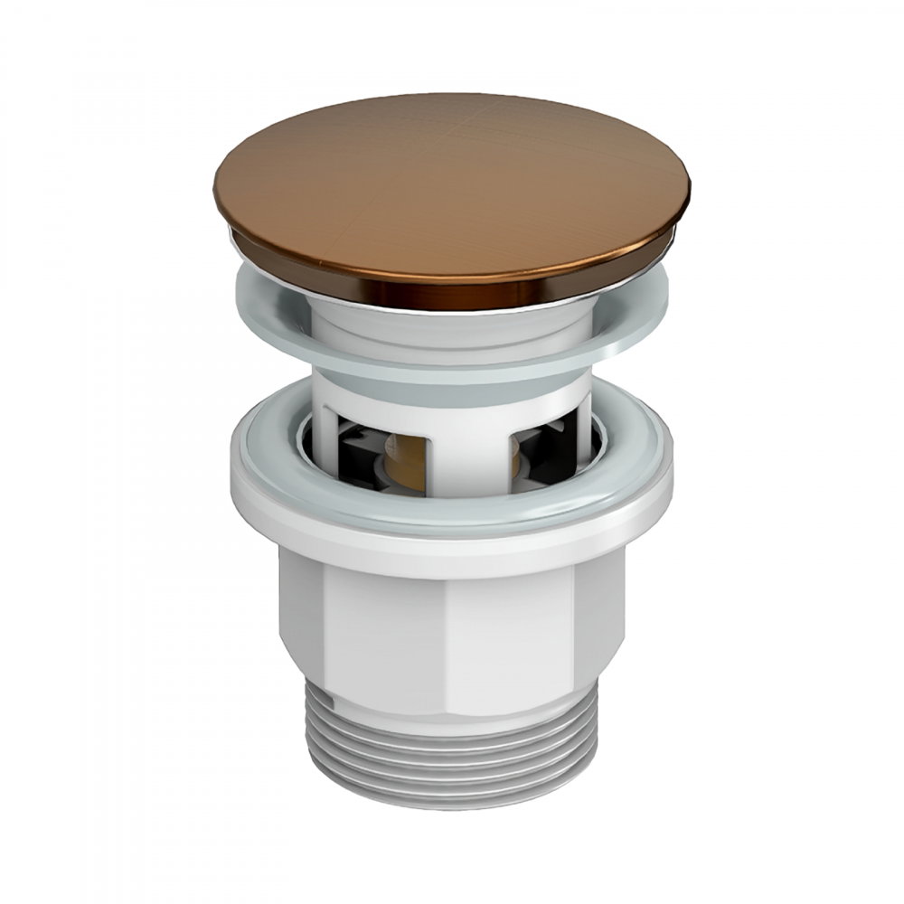 Ventil de scurgere cu sistem pop-up si preaplin SOFT Satin Copper [1]