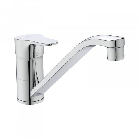 Baterii de bucatarie - Baterie bucatarie cu pipa tubulara CERABASE Crom Ideal Standard