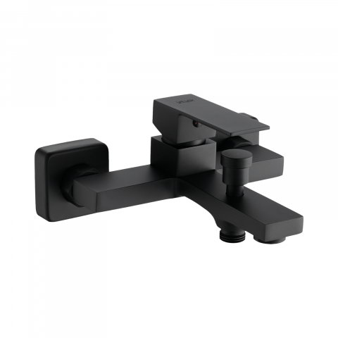 Baie - Baterie pentru cada si dus cu montaj pe perete ARS Black Valvex
