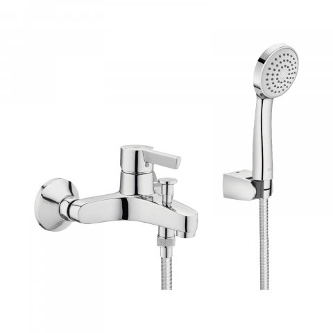 Baterii cada - Baterie de cada-dus saona, montata pe perete, cu accesorii Saona Roca